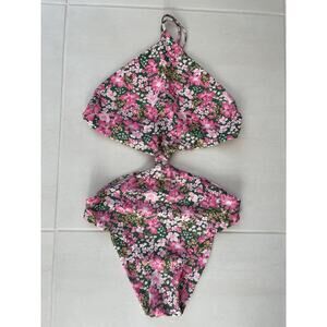 Aila Blue Swim One Piece Swimsuit Malone Floral Beach Summer Swimwear